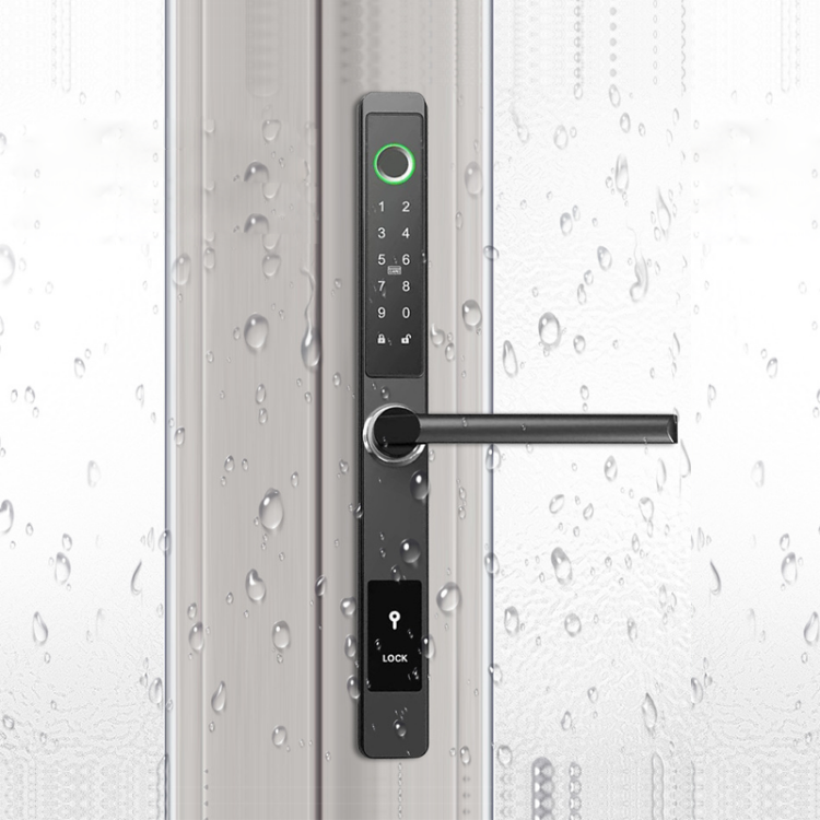 Smart Mortise Door Lock Waterproof - Fingerprint, Password, Mechanical Key, Card, APP, Bluetooth/WiFi  TAML22