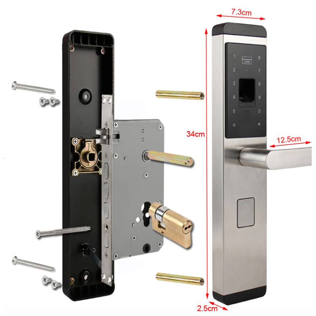 Smart Door Lock - Fingerprint, Password NFC card Smart Lock  TADL14