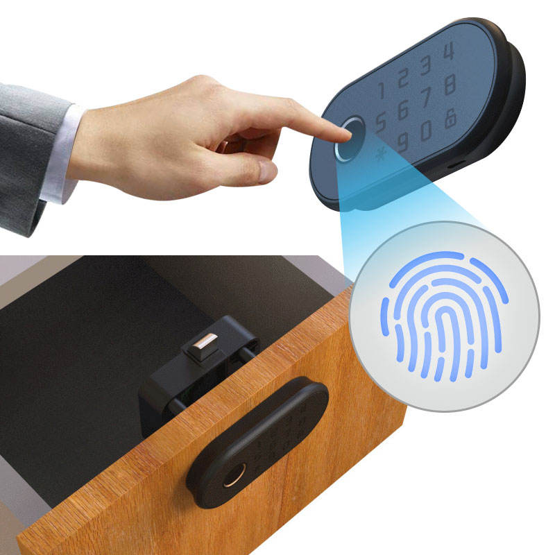 Smart Cabinet Lock - Passcode Fingerprint Cabinet Lock  TACL32