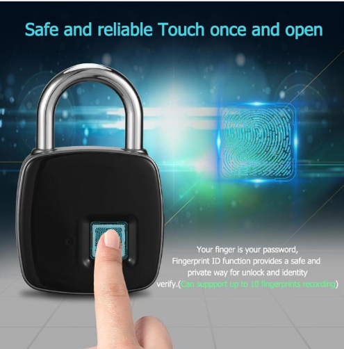 Smart Padlock - Fingerprint Smart Padlock TAPL10